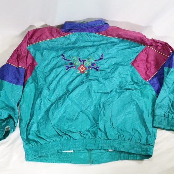 Vintage WESTBOUND II Floral Color Block Tracksuit - Picture 5 of 8